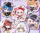 表情二種＋背景つき！ハロウィンイラストお描きします サンプルイラストをベースにカスタムするデフォルメ絵 イメージ1
