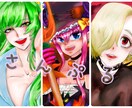 スマホ壁紙やアイコンイラスト描きます キャラクター、人物などのイラストをフルオーダーしたい方へ イメージ1