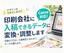 印刷用データに変換・調整します デザインはできているけど、入稿データが作れない方へ イメージ1