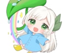 プレゼントにも！アンブレラミニキャラ制作しますます かさ＆レインコートの梅雨イラスト イメージ8
