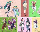 個人向：キャラクターデザイン・一枚絵・制作承ります ゲーム・Ｖ活・ノベル・広告他お好きな用途でお使いいただけます イメージ6