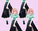 完成品！女の子一点ものの立ち絵販売いたします オリジナルみつあみ女の子の立ち絵！IRIAM動作確認済み！ イメージ3