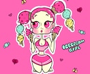 海外風のポップで可愛いキャラクター作成します 可愛くてユニークなキャラクター、ポップで海外風のテイスト！ イメージ5
