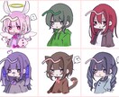 ミニキャラ作成します ちっちゃくてかわいい女のコ量産します！ イメージ2