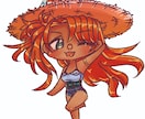 かわいいミニキャラ描きます シンプル見やすさ重視！！多彩なタッチ イメージ5