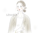 女性向け☆写真を元にお洒落なアイコン描きます SNSや名刺用に！イラストのプレゼントにも♪ イメージ10
