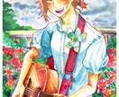 色鮮やかなご希望の創作キャラを描きます 動画用一枚絵、同人誌等表紙、貼り絵、SNS、キャラデザなど イメージ3