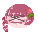 まるっとしたフォルムのデフォルメアイコンを描きます 暖かみのあるタッチのかわいいキャラクターアイコンです！ イメージ1