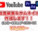 動画編集、サムネイル作成いたします カット、編集、BGM、SEすべてお任せください イメージ1