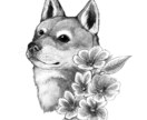 手描きで描く、動物の肖像画イラスト制作します 【先着5名様限定価格サービス中！】 イメージ5