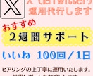 いいね【2週間】x（Twitter）運用代行します 代行で時短！効果的な『いいね』でフォロワー増につなげます♪ イメージ1