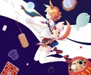 鮮やかなキャラクターイラスト制作します 男女ともに得意です！あなたの活動のお手伝いを;) イメージ5