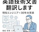 技術文書・マニュアルをプロ品質で英日翻訳します 現役エンジニアが翻訳：【30年の実績】 イメージ1