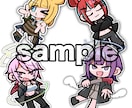 太線×ポップなデフォルメキャラ描きます 太線とぱきっとした色のポップなデフォルメイラストを制作します イメージ6