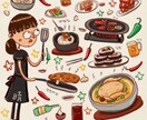 お店の広告、宣伝、飾れるイラスト描きます 自分のお店のモチーフのイラストいかがですか？ イメージ1