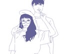 韓国風×エモいイラストをお届けします 90年代風な今トレンドな画風で仕上げてみませんか！ イメージ8