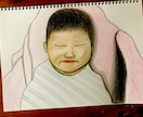 動物や似顔絵を色鉛筆で優しく描きます 育児をしているパパが色鉛筆でユーモアな絵を描きます^_^ イメージ5