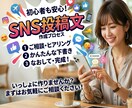 初心者歓迎｜SNS投稿文を3本作成します 初心者歓迎｜SNS投稿文を3本作成します イメージ1