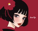 オシャレでかっこいいSNS映えするイラスト描きます 最短２日！安心丁寧にスピーディに出荷！アイコン/似顔絵など イメージ5