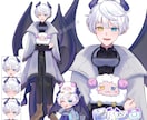 商用料込◎IRIAM、Vtuber立ち絵描きます 元アニメーターが制作！SD・ロゴが揃うデビュー応援セットあり イメージ9