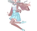 等身イラスト・SNS用アイコン・その他、承ります 商業利用可！より良い作品作りのためラフ訂正何度でも可です！ イメージ4