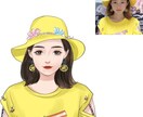 水彩風の似顔絵を描きます お写真を元に似顔絵イラストをお描きします！ イメージ2