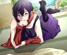動画用サムネ・ゲーム用スチルイラストを描きます 配信・動画用のサムネイルや乙女ゲーム風の一枚絵など イメージ1