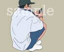 アイコン製作いたします 写真から唯一無二のアナタを描く イメージ1