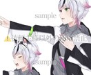 立ち絵・アイコン・1枚絵などの制作承ります TRPG用立ち絵やキャラデザからの制作可能です！ イメージ7