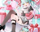 透明感／可愛さ溢れるイラスト作成します SNS・Youtubeで目を引くイラスト描きます！ イメージ4