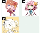 幅広い絵柄で、目を惹くイラストを制作します 1枚絵、立ち絵、SDイラストなどお任せください！ イメージ8