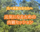心の闇と向き合い前を向く為の内観セッションします 長年消化しきれてない感情ありませんか？ イメージ1