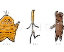 あなたのコンテンツを彩るキャラを手描きで作成します SNS・YouTube・書籍のナビ役、グッズ展開におすすめ！ イメージ6