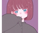 SNSアイコン書きます！ます レトロかわいい女の子描きます！ イメージ1