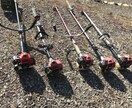 草刈機、チェーンソーの修理方法や、ご相談にのります 気軽にご相談ください。例）エンジンはかかるが吹け上がらない等 イメージ1