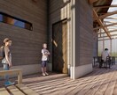 建築・内装｜イメージ画像・コンペ案を作成します 「図面だけでは伝わらない“世界観”を、最短で可視化します」 イメージ3