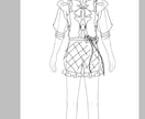 ご希望に沿った衣服をデザインします VTuber、夢女子様など、お気軽に依頼してください! イメージ1