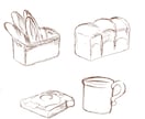 色鉛筆×ご飯のイラスト描きます ふんわり優しい雰囲気のご飯イラストをお届けします イメージ3