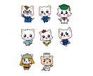 オリジナルマスコットキャラ制作します 親しみやすいマスコットで、ブランドの魅力アップ！ イメージ3