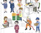 ６点の絵で１セット！宣伝用カットイラスト制作します 可視化効果で注目度UP！絵の活用であなたの描くプランに一役を イメージ4