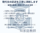 現代文の記述添削｜論理的な解答を導きます 論理の筋道・根拠の示し方を指導 イメージ1