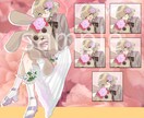 TRPGや動画制作に利用できる立ち絵を描きます バストアップ〜全身まで！ご要望に応えます イメージ3