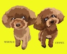 SNSアイコンや名刺にオススメしています 可愛いペットさんの似顔絵描きます イメージ2