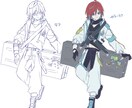 TRPG･ゲーム用の立ち絵を制作します ご希望に沿った立ち絵でTRPGに彩りを！ イメージ4