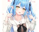 個人様専用！ご希望の可愛い女の子イラストを描きます 一枚絵やアイコン、ヘッダーなど！他のご要望は相談まで〜 イメージ1