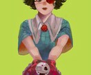 絵柄自在！？イラスト・デザイン全て受け付けます イメージに合わせ美大出身が描きます。ロゴなども受付てます。 イメージ5