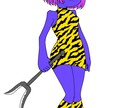 ニッチな属性のカートゥーン調オリキャラ制作します デフォルメしたオリジナリティーの高いカートゥーン調イラスト イメージ7