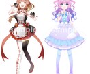 サービス開始記念！格安で一括製作します 2名様限定でキャラデザ〜モデリング等一括製作します。 イメージ5