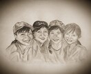 ぬくもり宿る鉛筆画似顔絵。心を込めて描きます 大切な人との大切な時間を一枚の絵に残してみませんか？ イメージ8