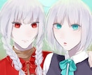 あなたのオリキャラ厚塗り風にします 厚塗り風のかき方で質感をリアルに表現します！ イメージ1
